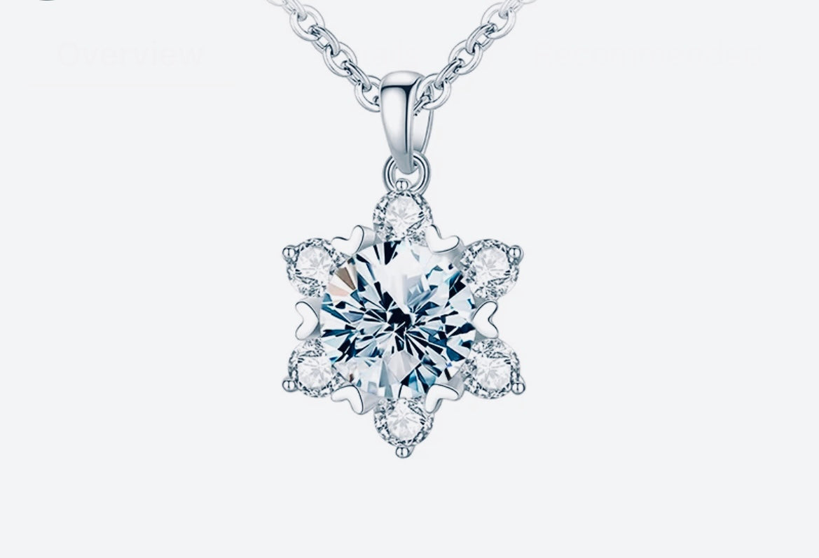 Breathtaking Sterling Silver Snowflake